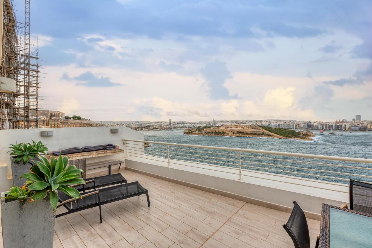 49/3 Seafront Duplex Penthouse In Valletta Bagian luar foto