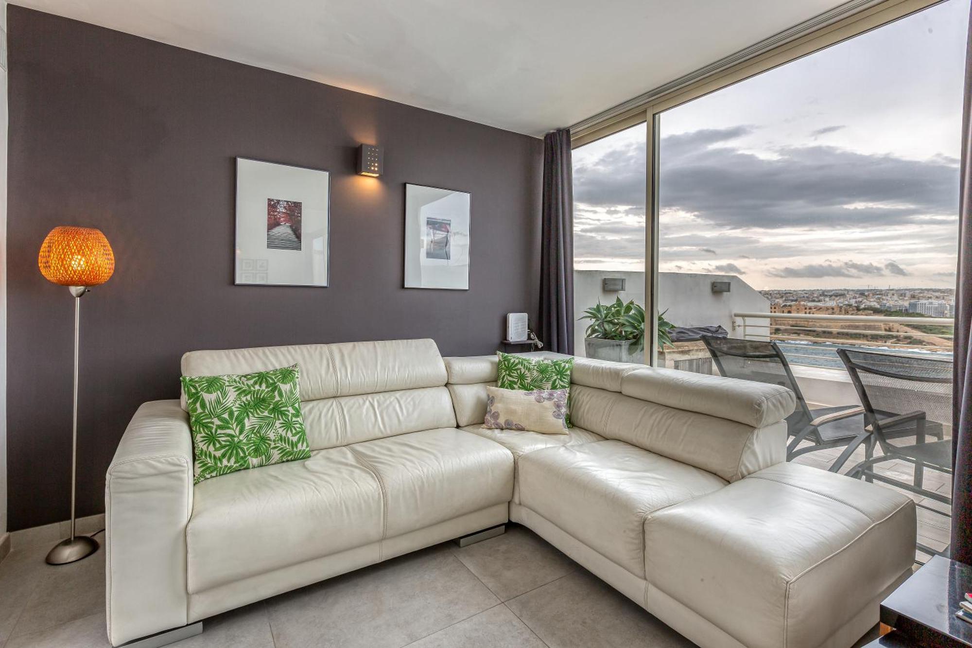49/3 Seafront Duplex Penthouse In Valletta Bagian luar foto